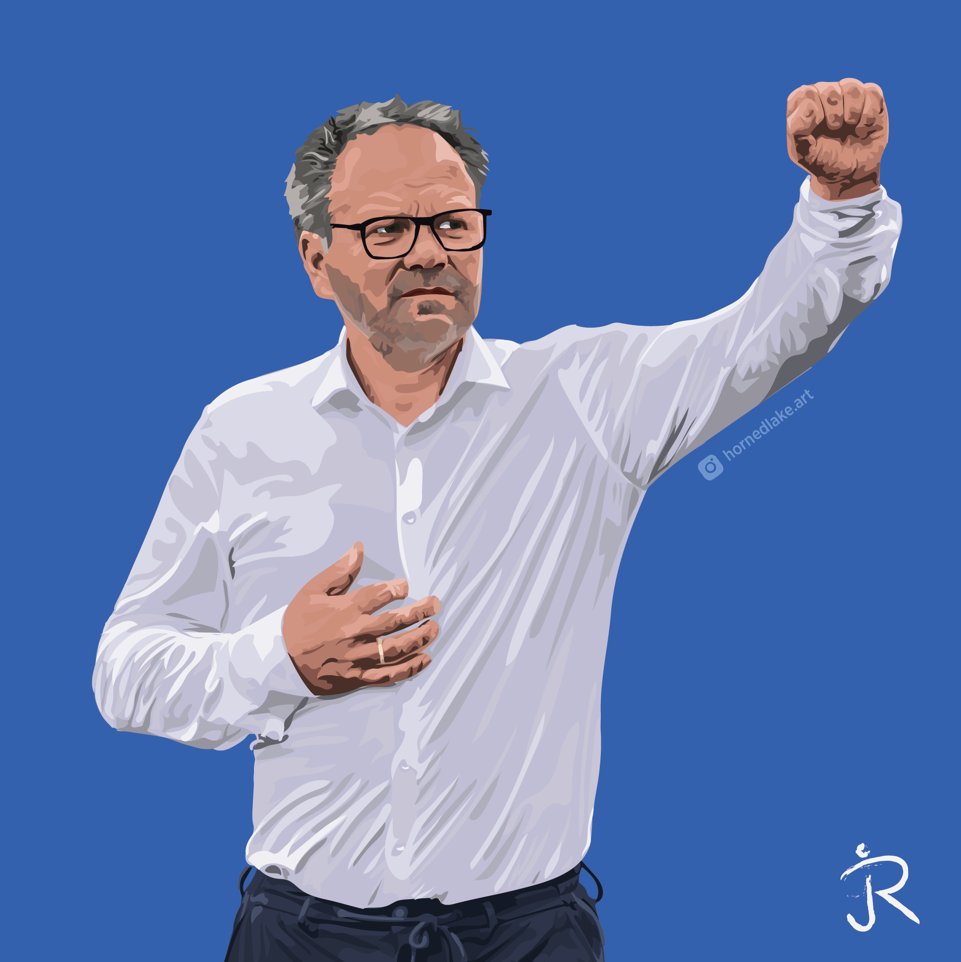 Digitaal artwork van Henk de Jong verkrijgbaar als poster
