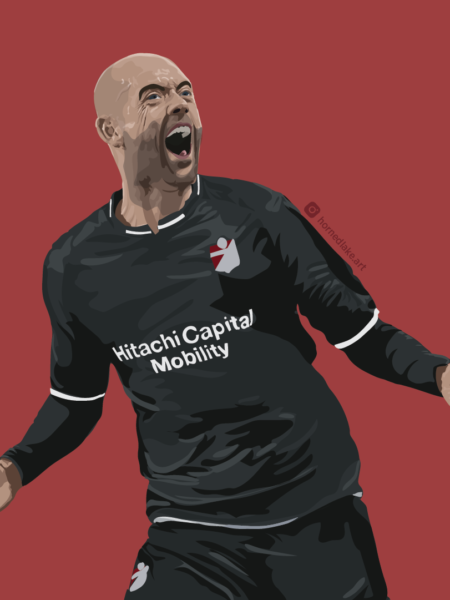Digital artwork van Nicklas Pedersen tegen FC Groningen
