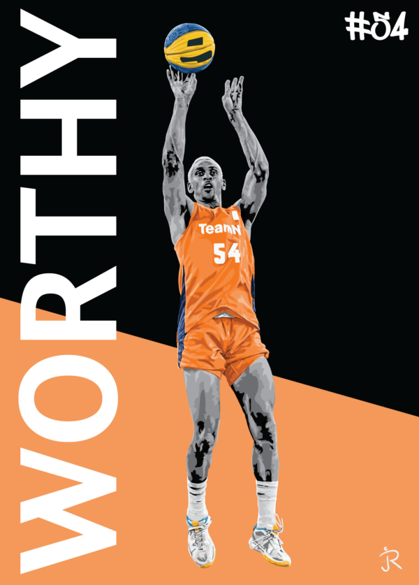 Bestel deze Worthy de Jong poster en haal een stukje Nederlandse sporthistorie in huis